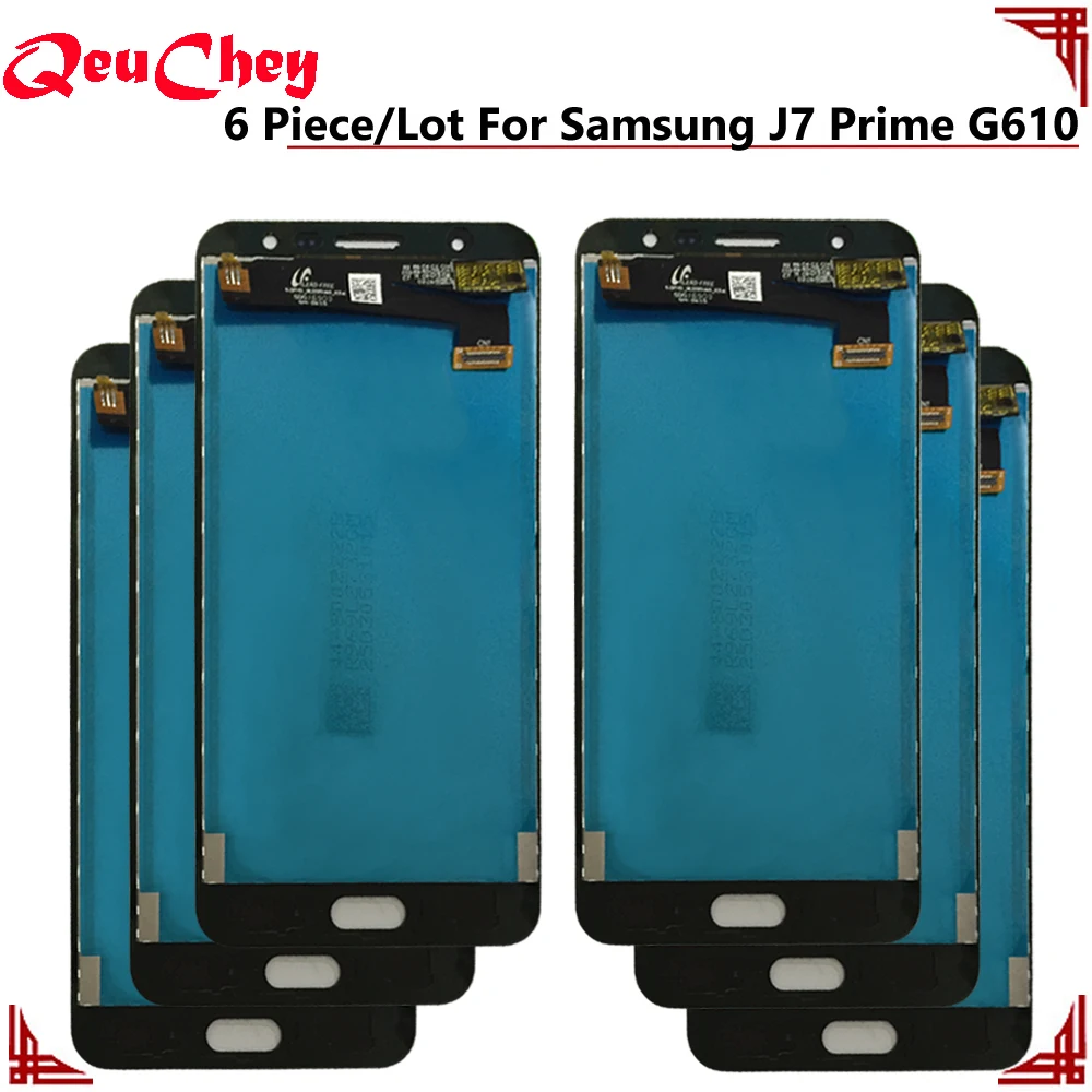ЖК-дисплей для Samsung Galaxy J7 Prime 2016 G610 G610F сенсорный экран с цифровым преобразователем