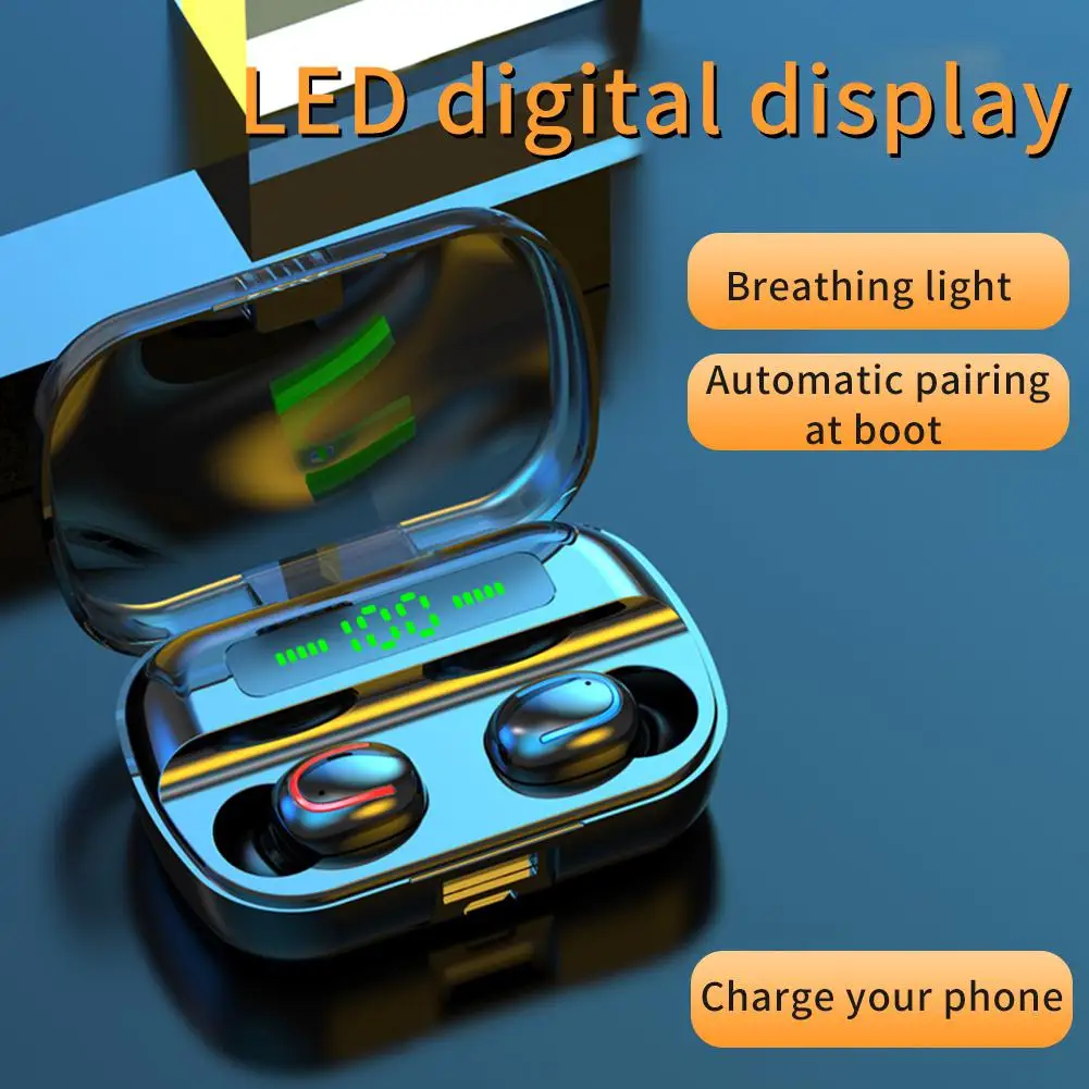 Беспроводные спортивные наушники вкладыши Q82 с защитой от пота TWS Bluetooth стерео