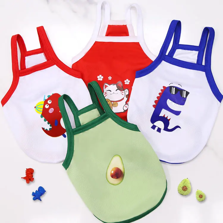 Кофточка с авокадо сетчатая дышащая для собак и кошек домашних животных