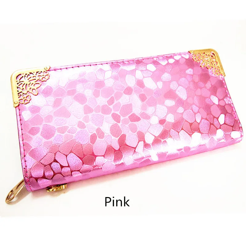 Женские Длинные кошельки женский клатч с камнями Дамский кошелек из