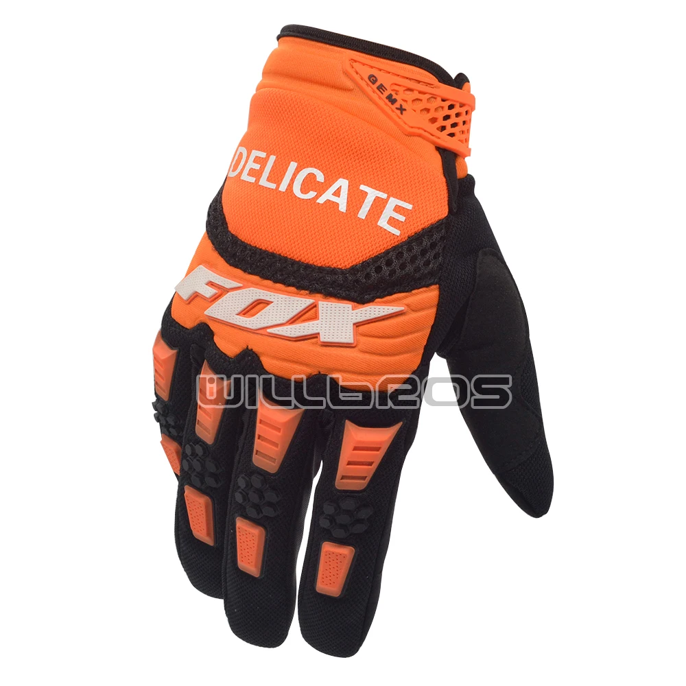 

High Quality Delicate Fox MX Pawtector Mountain Bicycle Cycling Motocross Motorbike Racing White Black Gloves