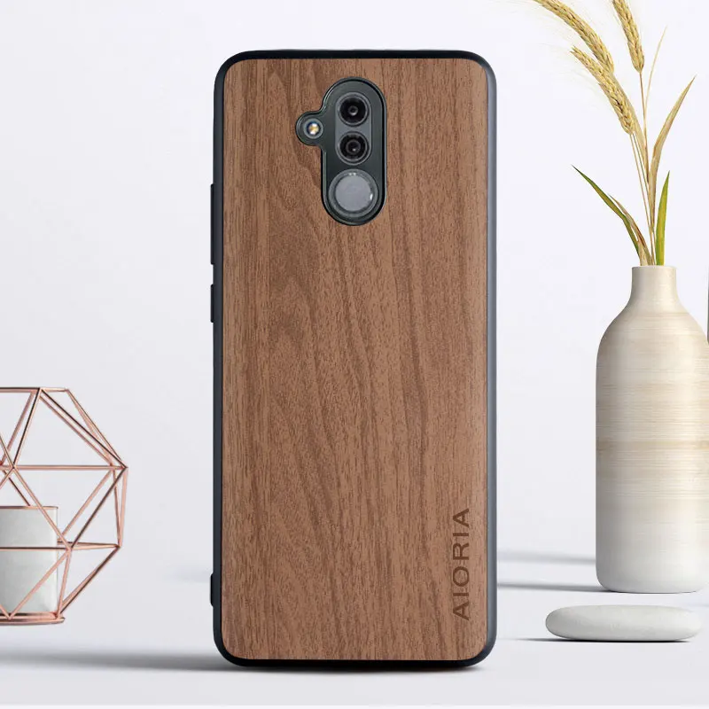 Чехол с деревянным рисунком для Huawei Mate 20 Lite мягкие силиконовые чехлы из ТПУ и