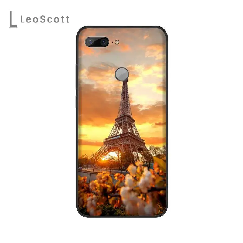 

France Paris the Eiffel Tower Phone Case For Huawei Enjoy 7 7s 8 8e 9 9e 10 plus P8lite 2017 Honor 5a view9 play 3e