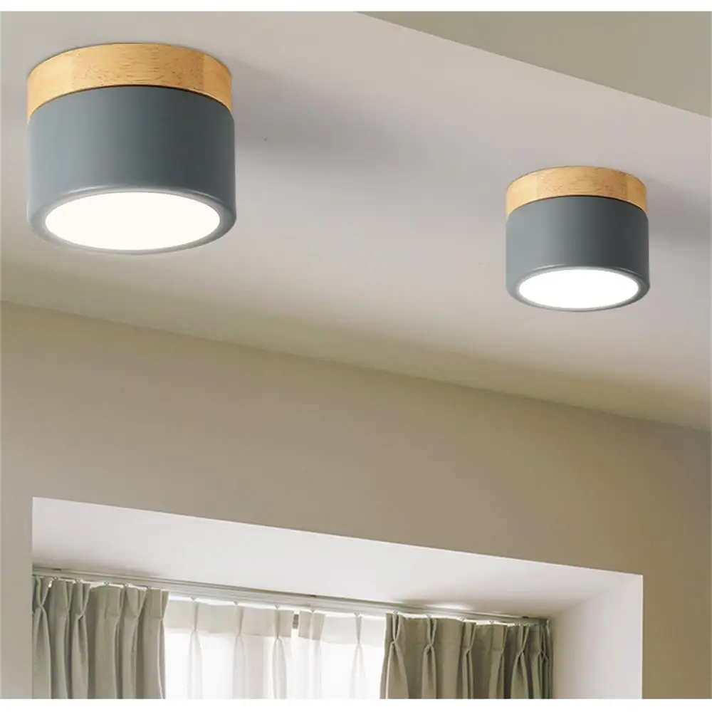 Dimmable LED Downlight 5W 12W Surface Mounted led Ceiling downlight Nordic Iron led light spot light for Foyer,Living Room
