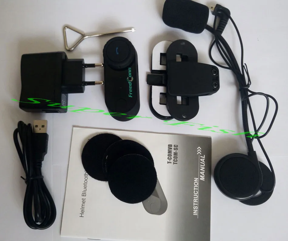 FreedConn мотоциклетный домофон Bluetooth шлем гарнитура T-COM FM 2 всадников BT переговорные Moto Intercomunicador+ мягкий микрофон