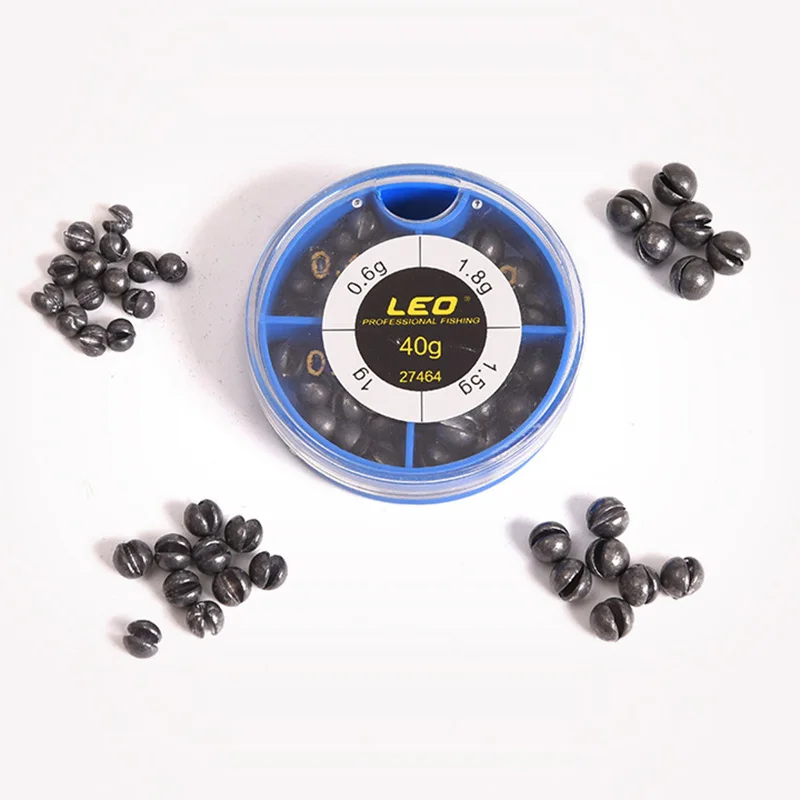 

4 Sizes Hot 1 box Fishing Supplies Of Lead Explosion Models Selling Sinkers Top