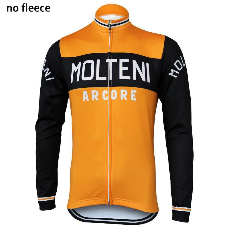 Велосипеды спортивный свитер с длинным рукавом зимняя одежда с ворсом и без начеса team mapei Молтини la casera джило одежда для велоспорта Джерси