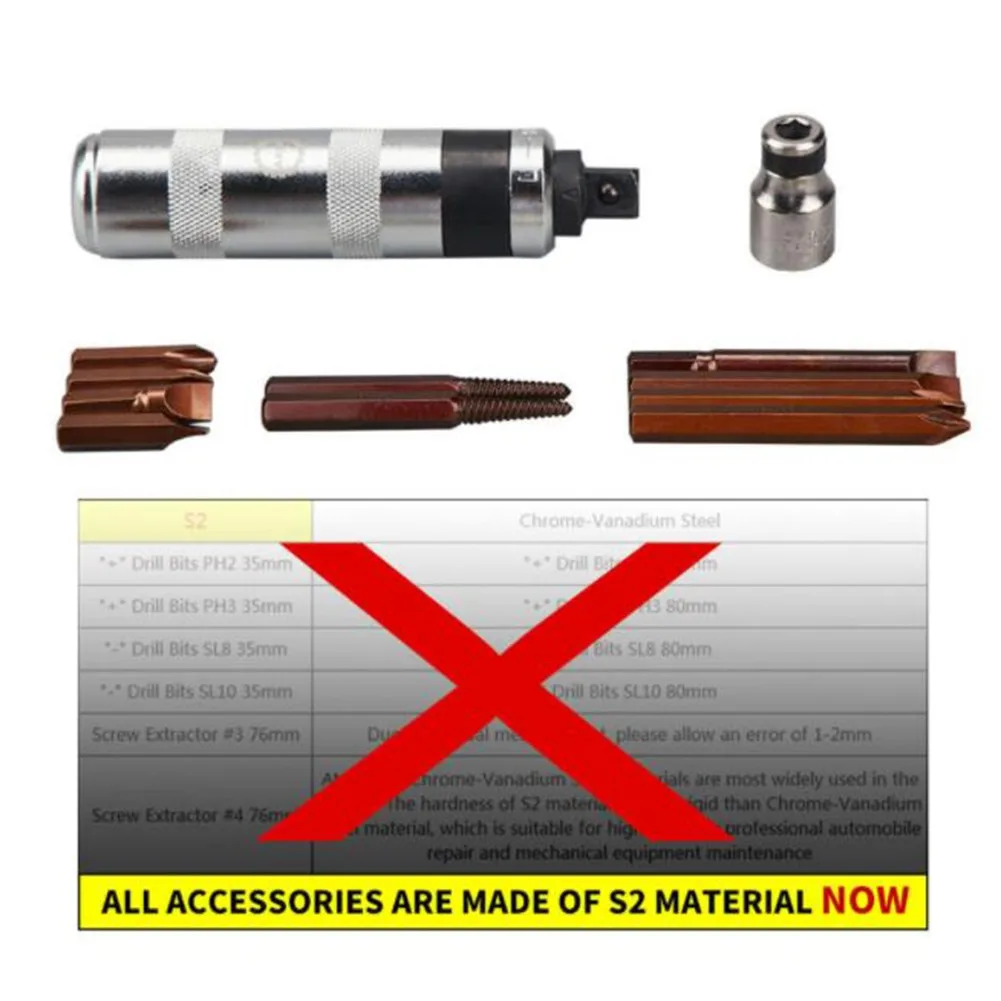 

Screw Screwdriver Head Screwdriver The Batch Demolition Head Impact Maker Accessories