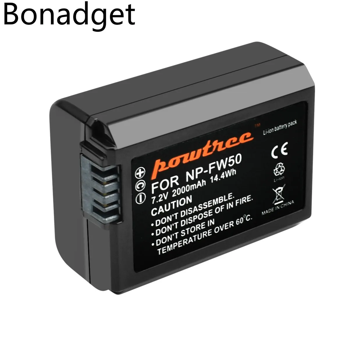 Bonadget 2000 мА/ч NP FW50 для sony NEX 7 5N 5R F3 3D Альфа A5000 A6000 DSC RX10 A7II Камера Батарея|Цифровые