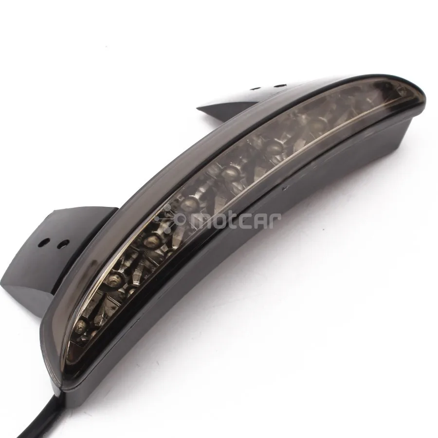 Темно-серый Для 2004-2013 Harley Sportster XL883 1200 48 пользовательское заднее крыло мотоцикла, светодиодный задний фонарь+ светильник указателя поворота, дымовые/прозрачные линзы - Цвет: Темно-серый