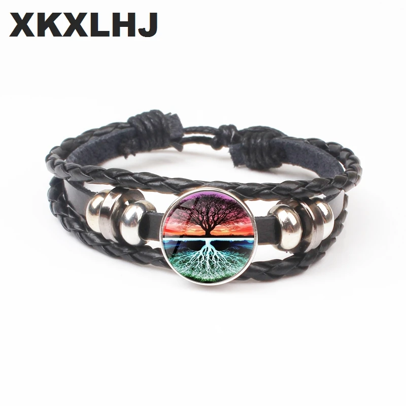 XKXLHJ 2018 1 шт. новый браслет с деревом жизни Ювелирные изделия искусство фото Тибет