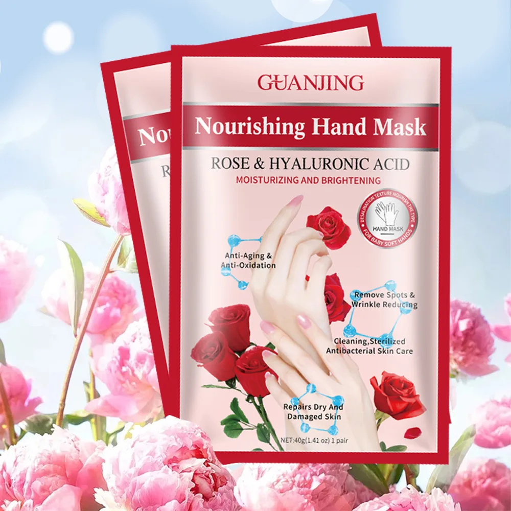 

Exfoliating Collagen Hands Mask Moisturizing Scrub Dead Skin Remover Spa Gloves Whitening Calluses Repairing Peel Mask Hand Care