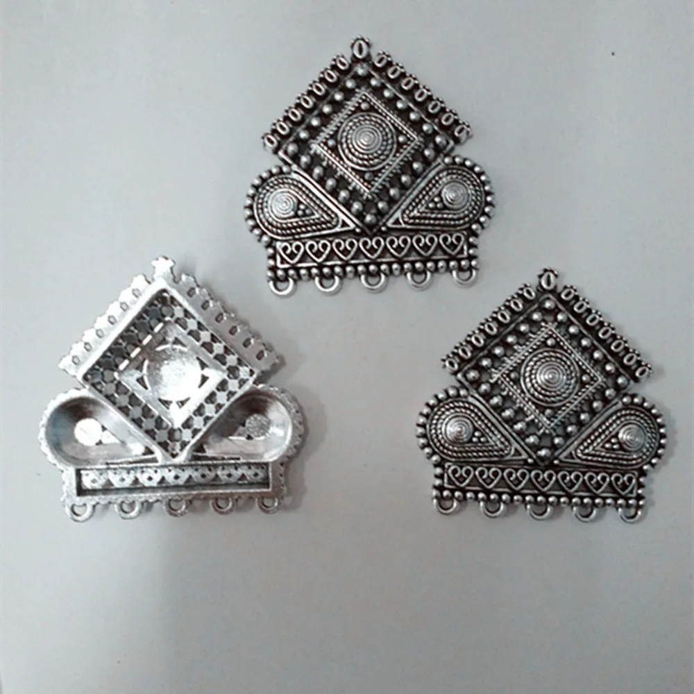 

Jewelry Findings Components Polygon Earring Connector 44x45mm 1pcs