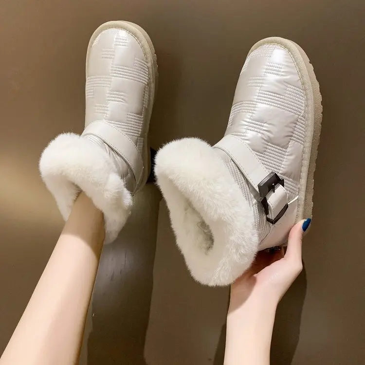 

Winter Snow Boots Women Boots Keep Warm Quality Ladies Comfortable Waterproof Booties Chaussures Femme