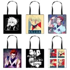 Сумка на плечо HUNTERxHUNTER для девушек, Женский тоут в стиле аниме Hunter X Hunter, HXH Killua Zoldyck Gon Freecss Chrollo Lucilfer