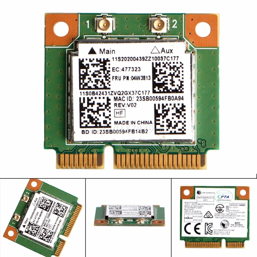 Для LENOVO ThinkPad E440 E540 S440 S540 RTL8723BE 04W3813 Bluetooth беспроводная карта случайный цвет|Сетевые