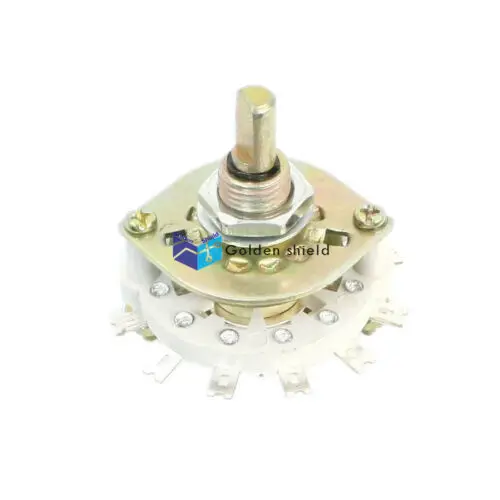 KCZ-1X7 10 мм (диаметр) Панель установленный Керамика поворотный переключатель 1P7T 1