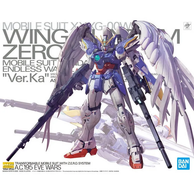 

Bandai MG 1/100 Wing Gundam Zero EW Mobile Suit XXXG-00W0 Ver.Ka Assembly Model Anime Figures Favorites Collect Ornaments