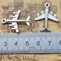 plane boutique charm pendants jewelry making finding diy bracelet necklace earring accessories handmade 5pcs