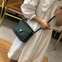 retro fashion top layer cowhide ladies small messenger bag simple casual natural real leather outdoor work shoulder diagonal bag