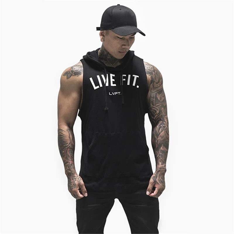 Мужская футболка без рукавов для тренажерного зала летняя дышащая майка из