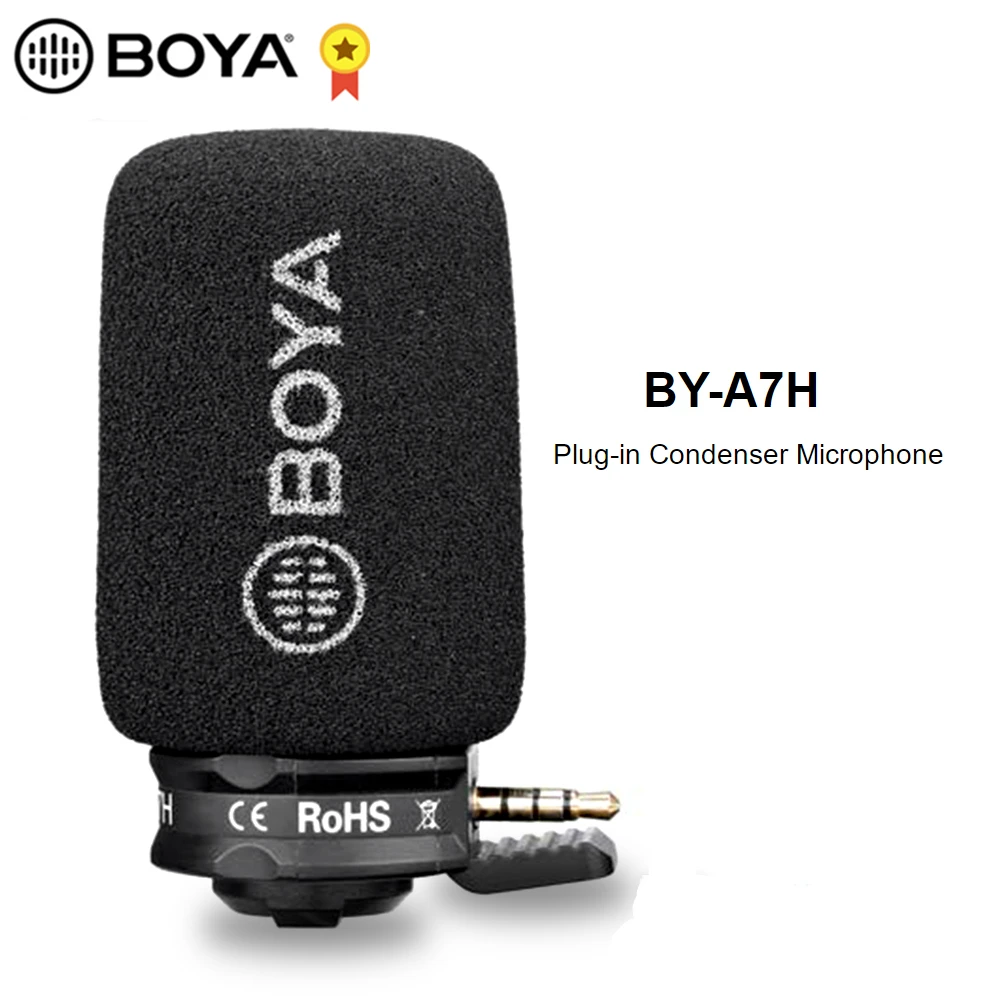 конденсаторный микрофон boya by a7h 35