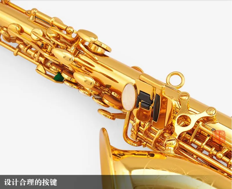 Сопрано саксофон sax Bb музыкальный инструмент японской модели с мундштуком