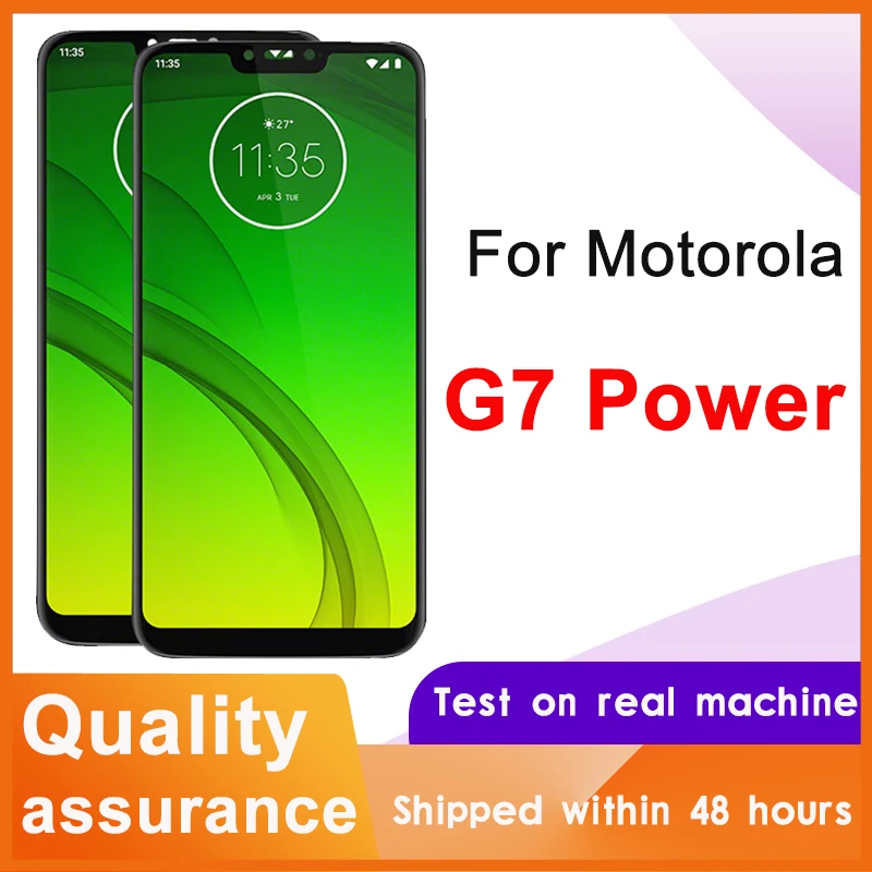 Новый протестированный ЖК дисплей для Motorola Moto G7 Power экран XT1955 с сенсорным экраном