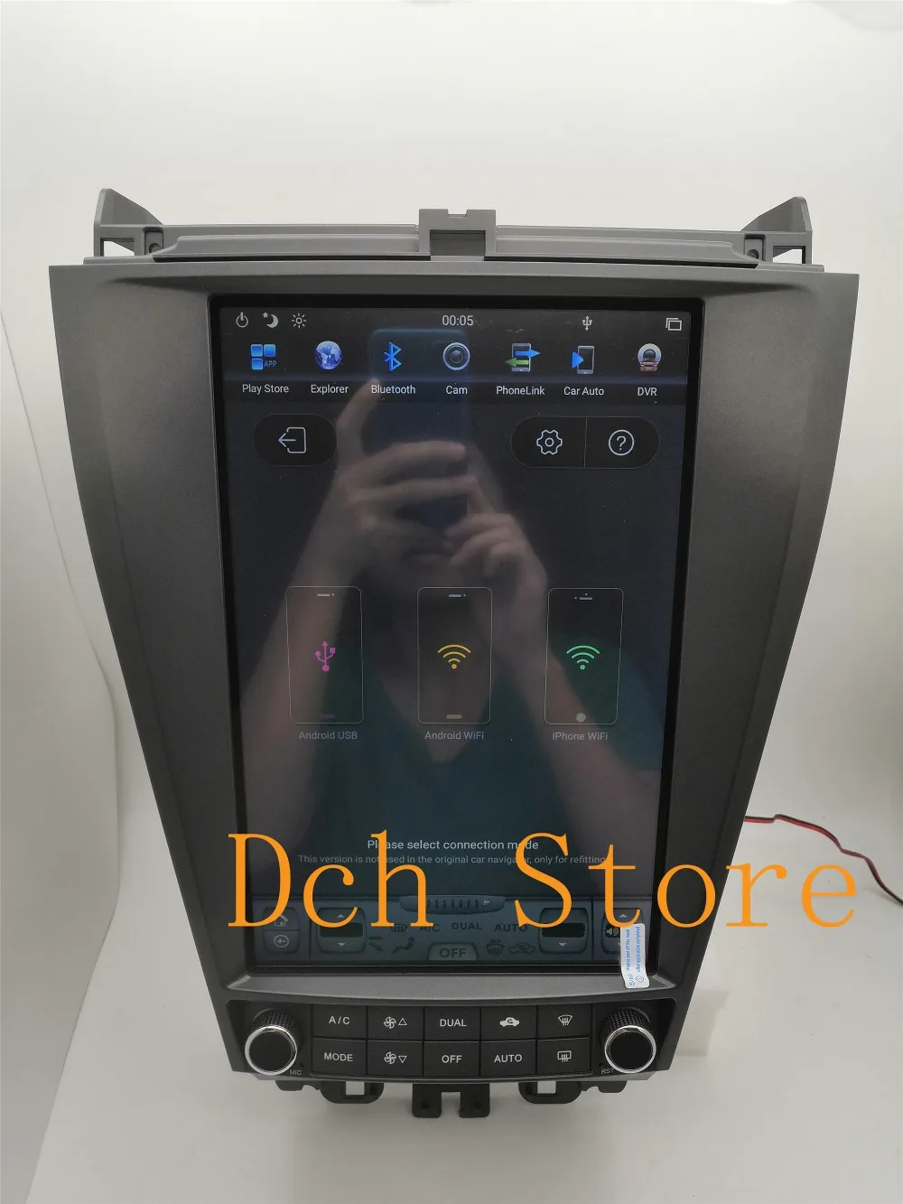12,1 ''tesla стиль Android 8,1 автомобильный dvd-плеер gps для HONDA ACCORD 7 семь 2003-2007 px6 carplay радио naivgation стерео ips