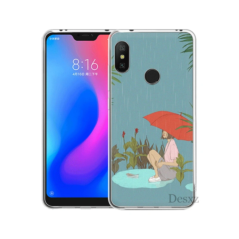 Mobile Phone Case For Xiaomi Mi 5 5S 6 Mix 2S 8 A1 A2 5X 6X Lite F1 9 9T MAX 3 A3 Pro CC9 CC9E Cover Llustration Colorfuly | Мобильные