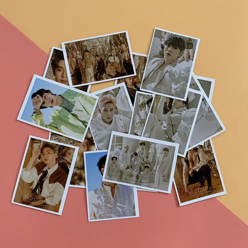 16 шт./компл. MONSTA X альбом фотокарточка ПВХ карточки самодельные ломо