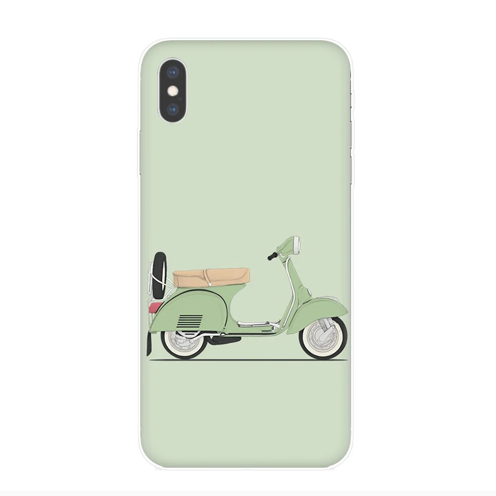 Vespa Scooter Hard Phone Cover Case for iphone 5 5s SE 2020 5C 6 6s 7 8 Plus X XR XS Max 11 Pro | Мобильные телефоны и