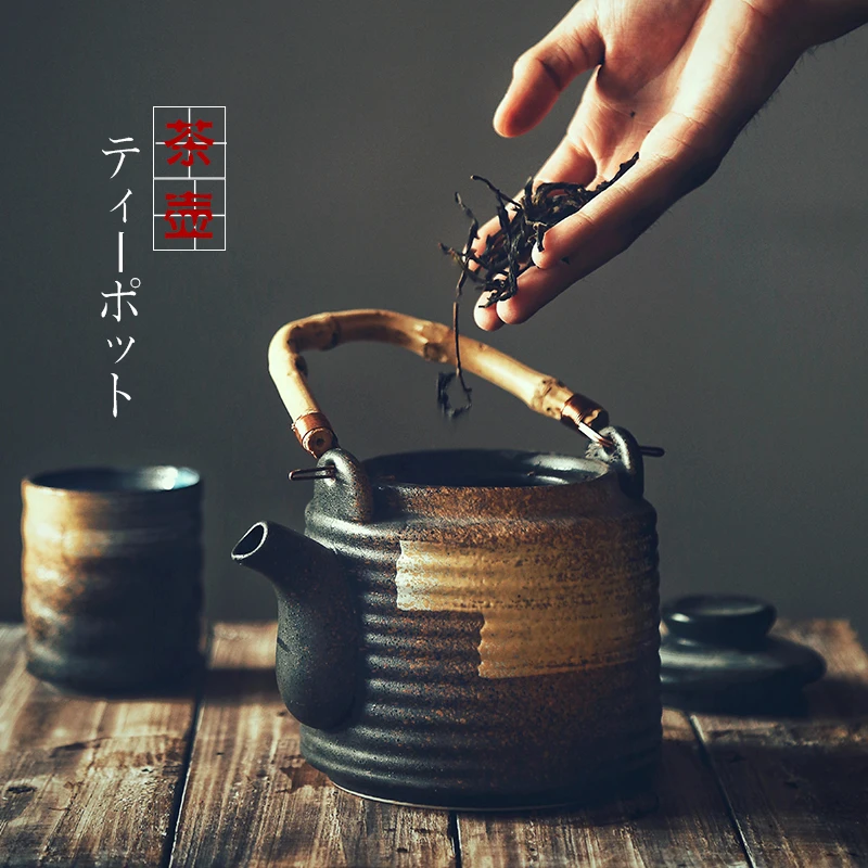 

Japanese Style Household Teapot Ceramic Tea Cup Water Cup Restaurant Tea Pot