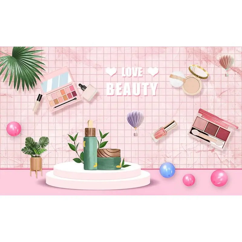 3D скандинавские модные самоклеящиеся обои для салона красоты уход за кожей