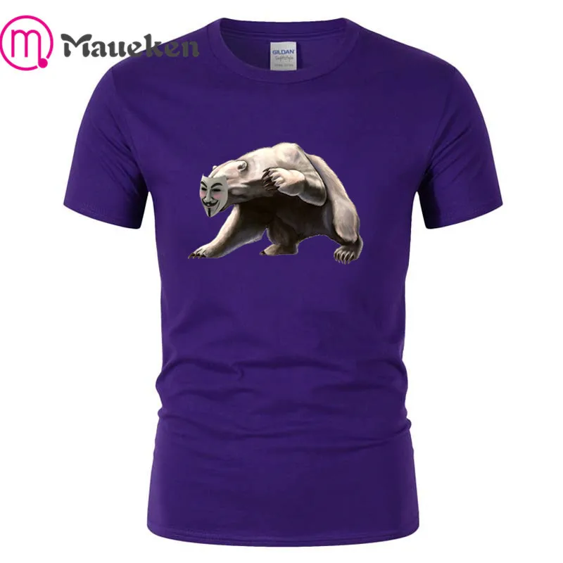 

Fancy Bear russian Short Sleeve Streetwear Hip Hop Casual Fashion Tees Shirts Harajuku Summer Tops