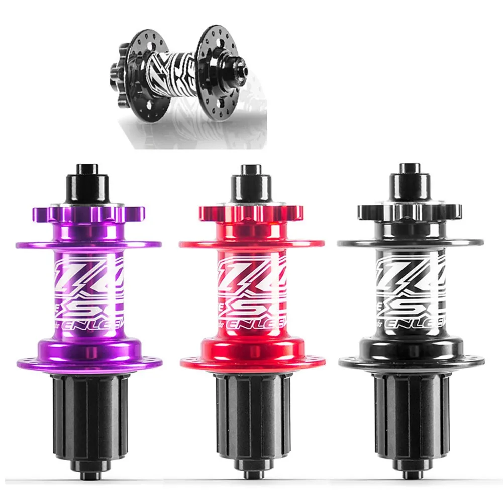 

Bike Bicycle Front & Rear Star Hub 32 Hole HG 8/9/10/11 Speed With Quick Release Lever 7075 Aluminum Alloy Bike Hub Accessory