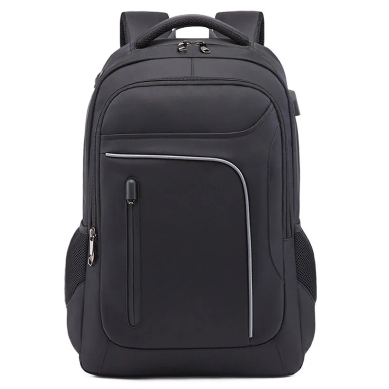 New Casual Men's Backpack Waterproof Design With USB Multi-functional Large-capacity Wear-resistant Outing Travel Student Bag