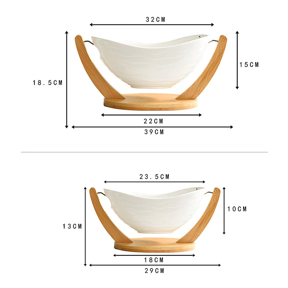 

1PC Bamboo Base Fruit Basket Household Fruit Basket Stylish Leisure Bowl Multi-purpose Fruit Basket for Home Office Dining Room