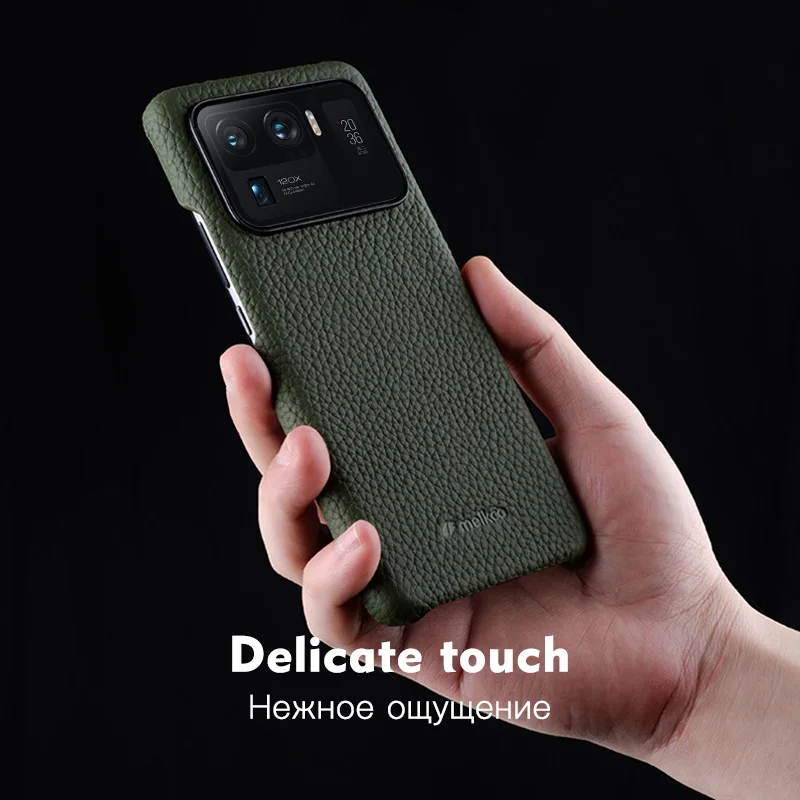 melkco premium genuine leather case for xiaomi mi 11 ultra 10 pro 5g luxury fashion business cowhide phone cases cover free global shipping