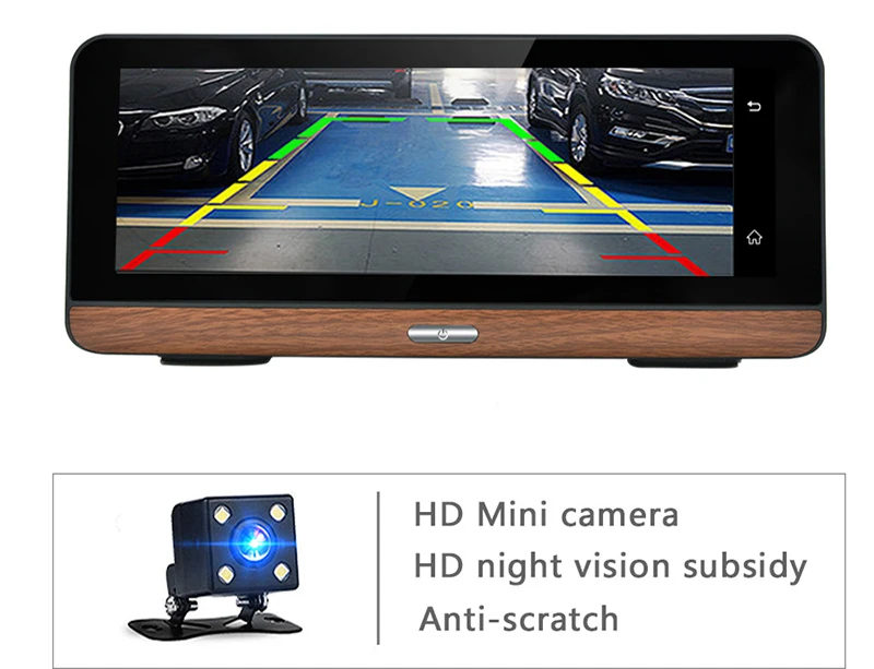 4G камера GPS 7 8 &quotAndroid 5 1 Автомобильные видеорегистраторы WIFI 1080P видеорегистратор