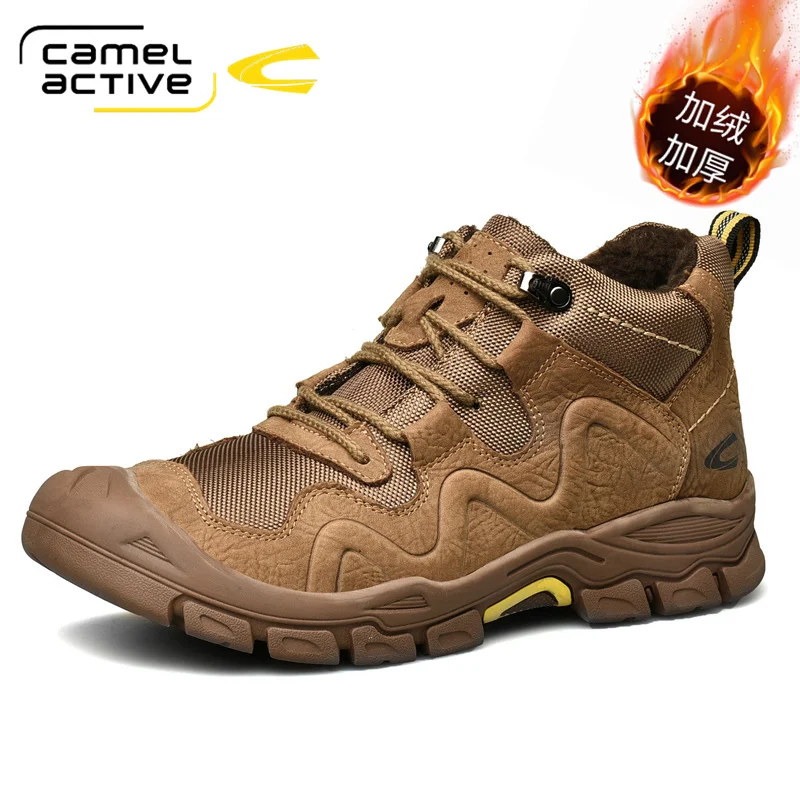 

Camel Active Handmade Men Boots Big Size 36~44 Fashion Style Men Casual Shoes Autumn Winter High Quality Warm Boots Botas Hombre