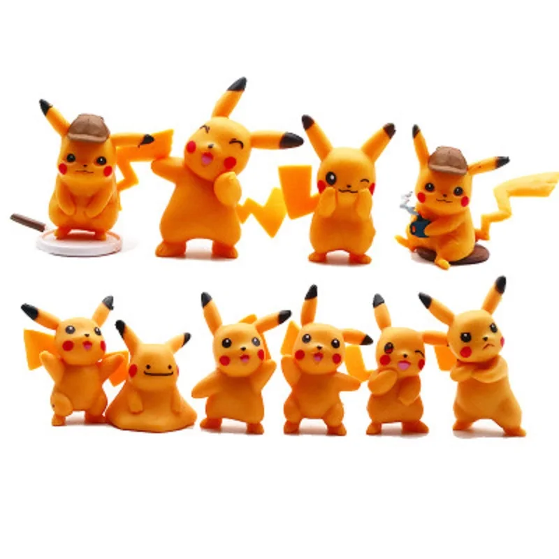 Букет невесты 6 штук в партии setPokemon Пикачу Покемон ручная модель фигурку ПВХ