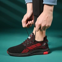 mens footwear 2021 mens breathable casual shoes running mens shoes comfortable non slip front lacing mesh cloth shoes 50