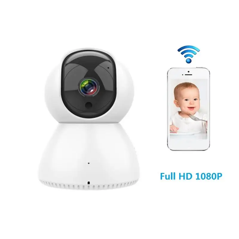 

Full HD 1080p Indoor Home Mini Baby Monitor IP Camera Wireless Wifi Camera Security Surveillance CCTV Camera