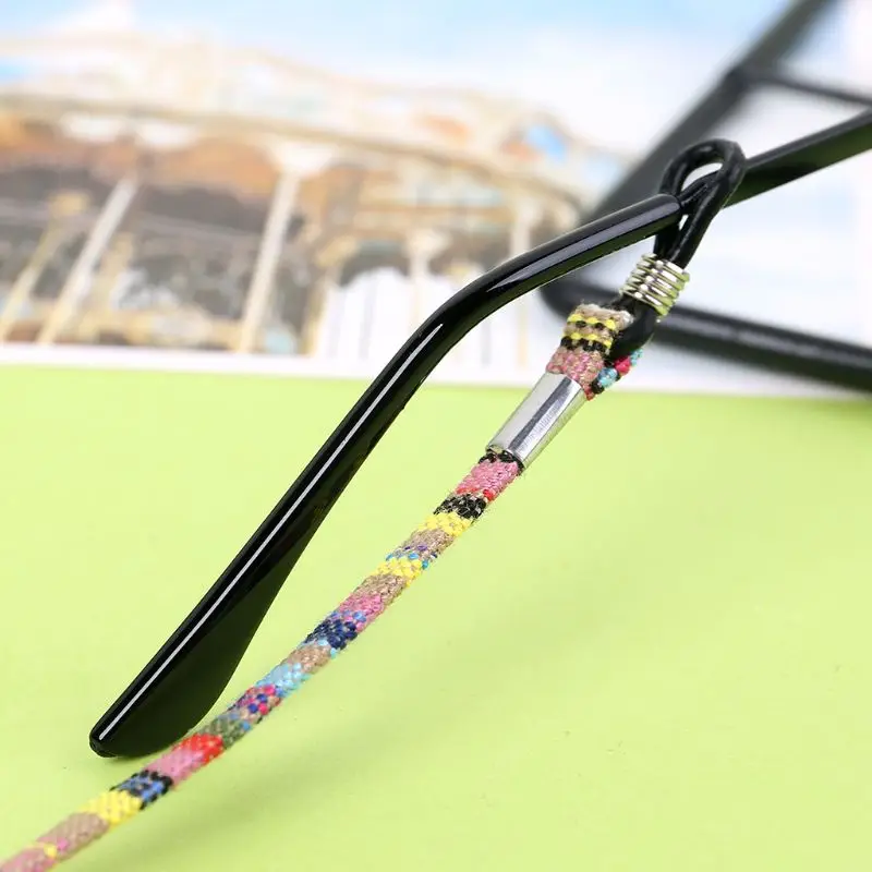 Солнцезащитные очки в этническом стиле хлопковый ремешок на шею для фиксации