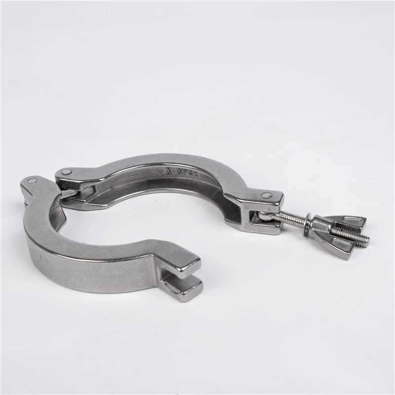 Алюминиевый зажим для вакуумной трубы KF16 тройные зажимные фитинги шарнирное