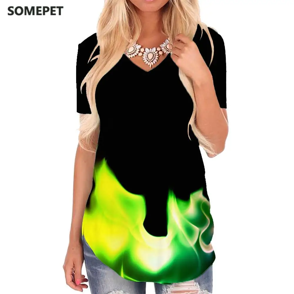 

Футболка в горошек, женская, цветная, с графическим принтом