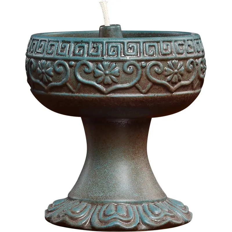 Подсвечник для масляной лампы керамический ретро подсвечник жидкий дома Ford