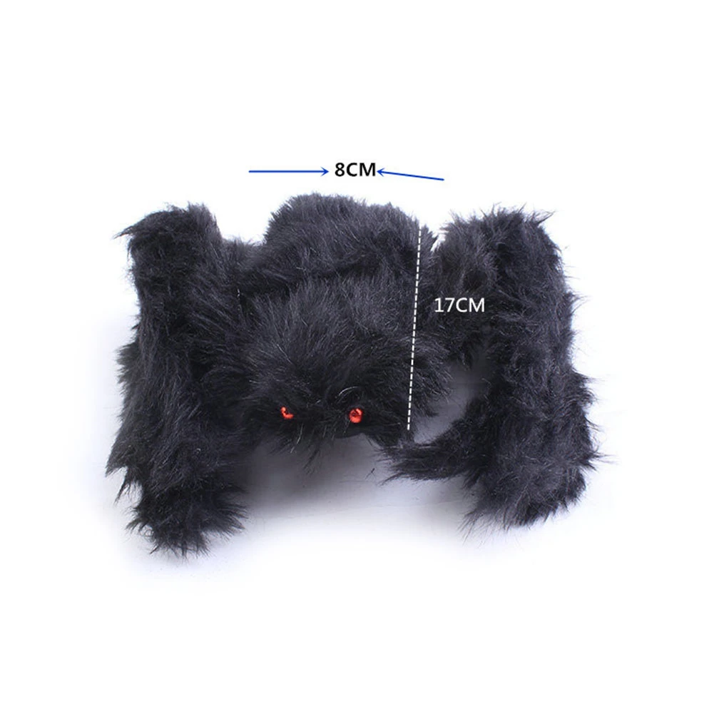 Супер страшный плюшевый паук Хэллоуин вечерние бар украшение дома с