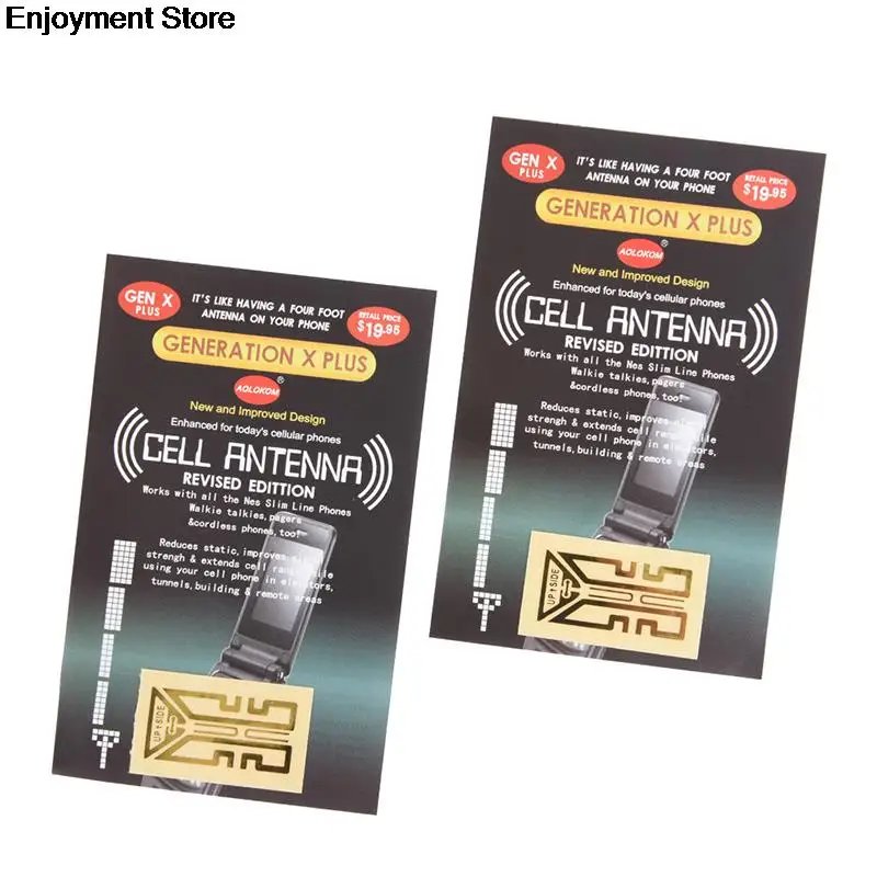10Pcs/lot Cellphone Phone Signal Enhancement Antenna Booster Stickers | Спорт и развлечения